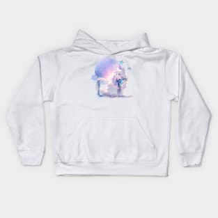 Full Moon Kitty Kids Hoodie